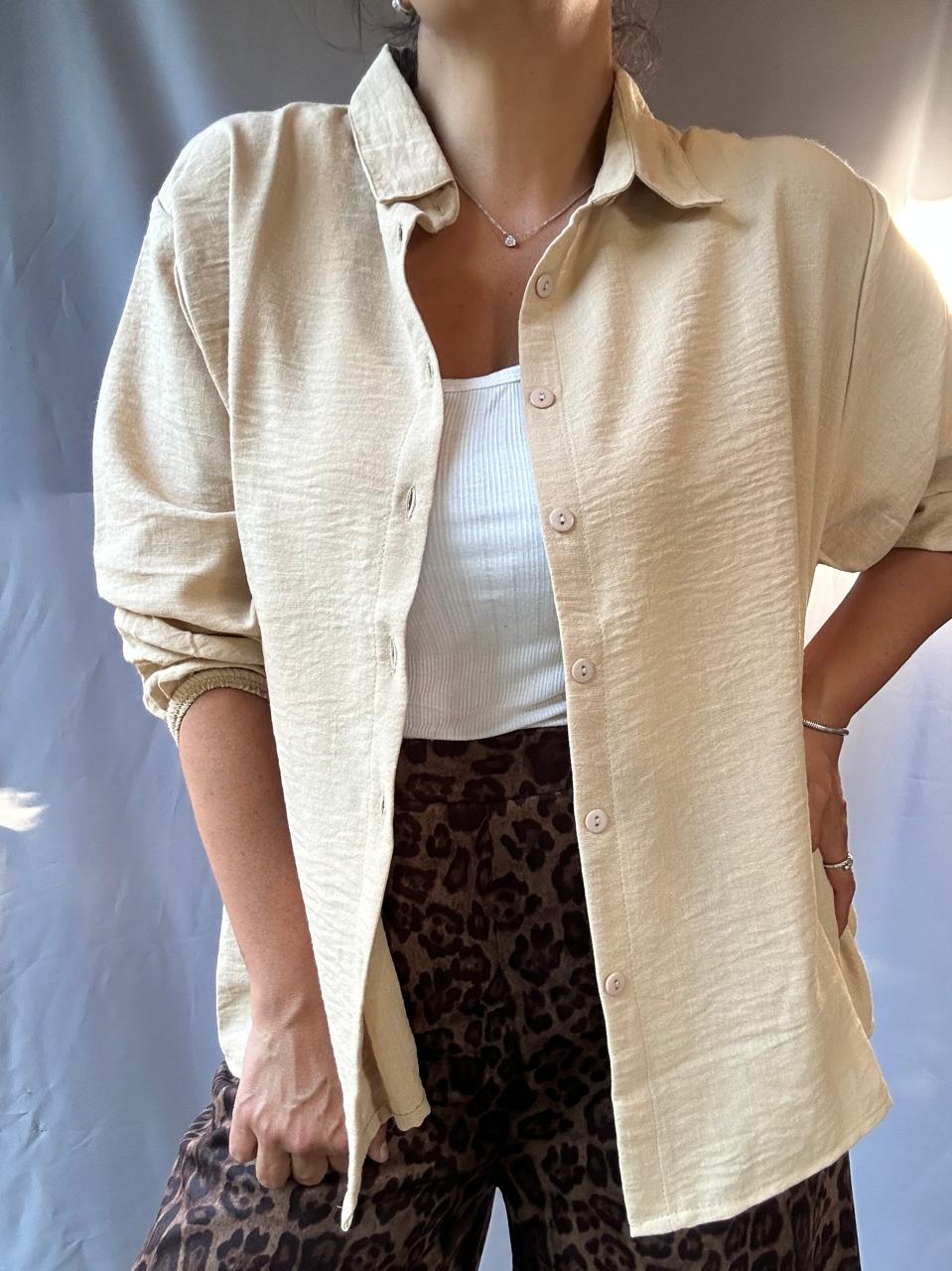 Blusa Leonor Beige